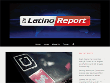Tablet Screenshot of latinoreport.com